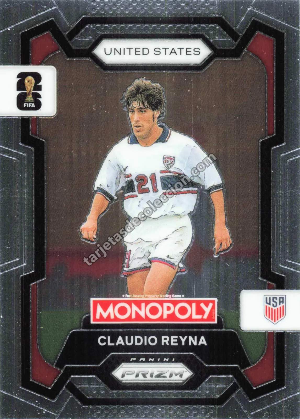 Claudio Reyna Panini Prizm Monopoly #49