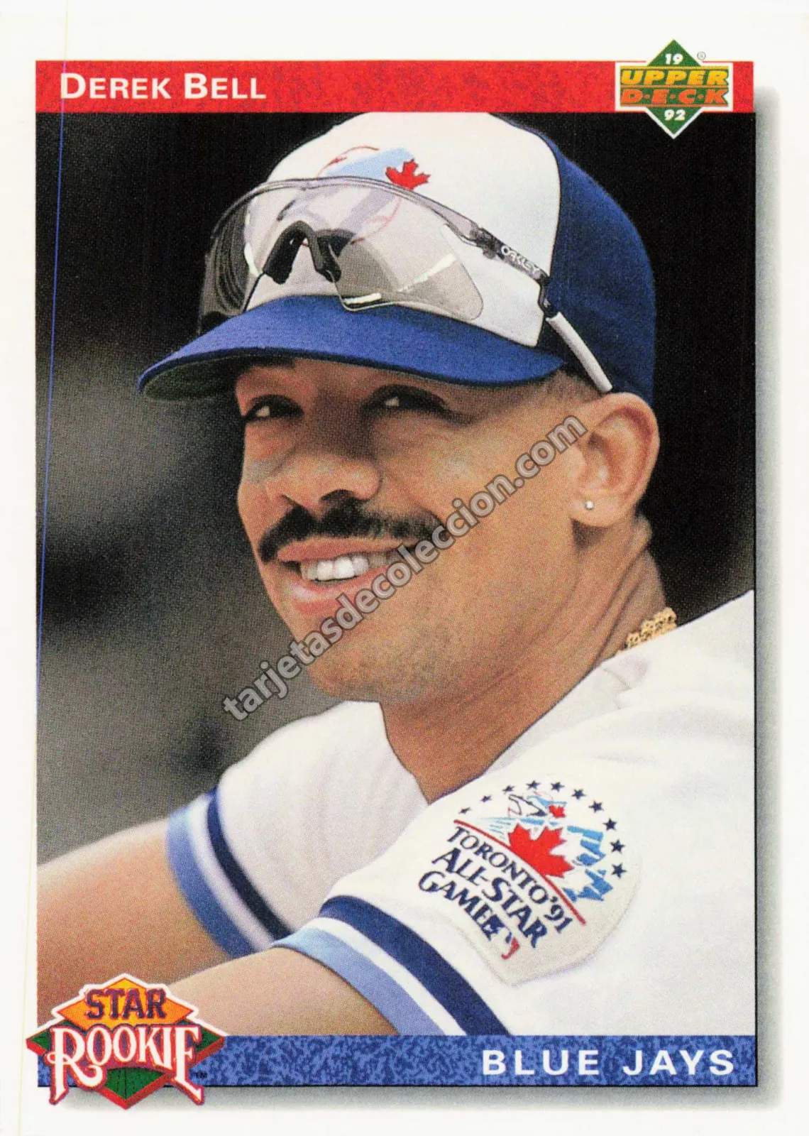 Derek Bell - Upper Deck 1992 #26 (Star Rookie)