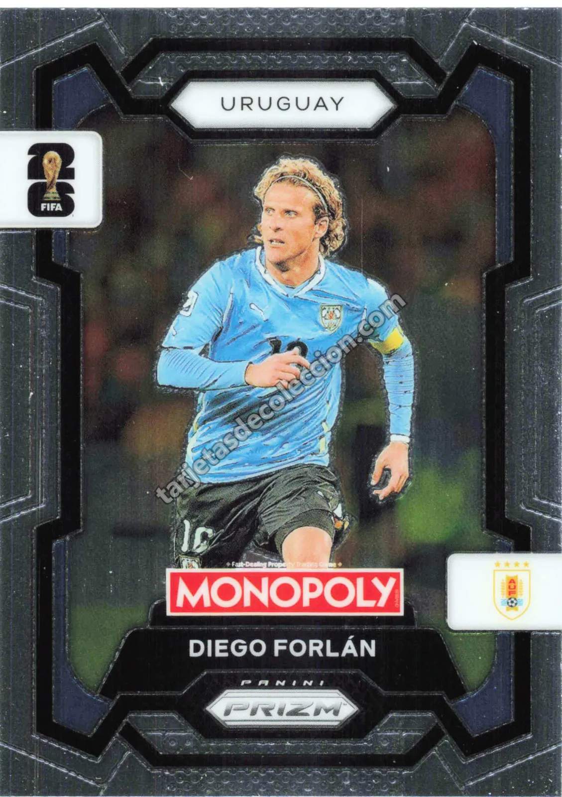 Diego Forlán Panini Prizm Monopoly #68
