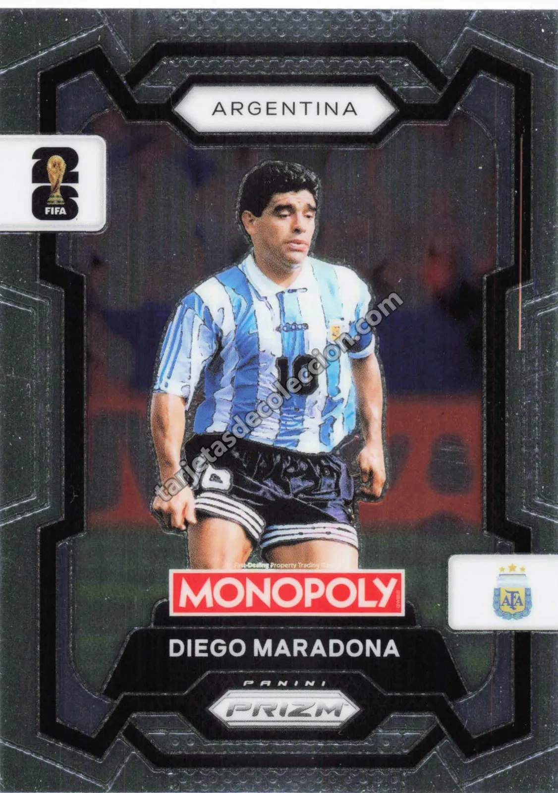 Diego Maradona Panini Prizm Monopoly #3