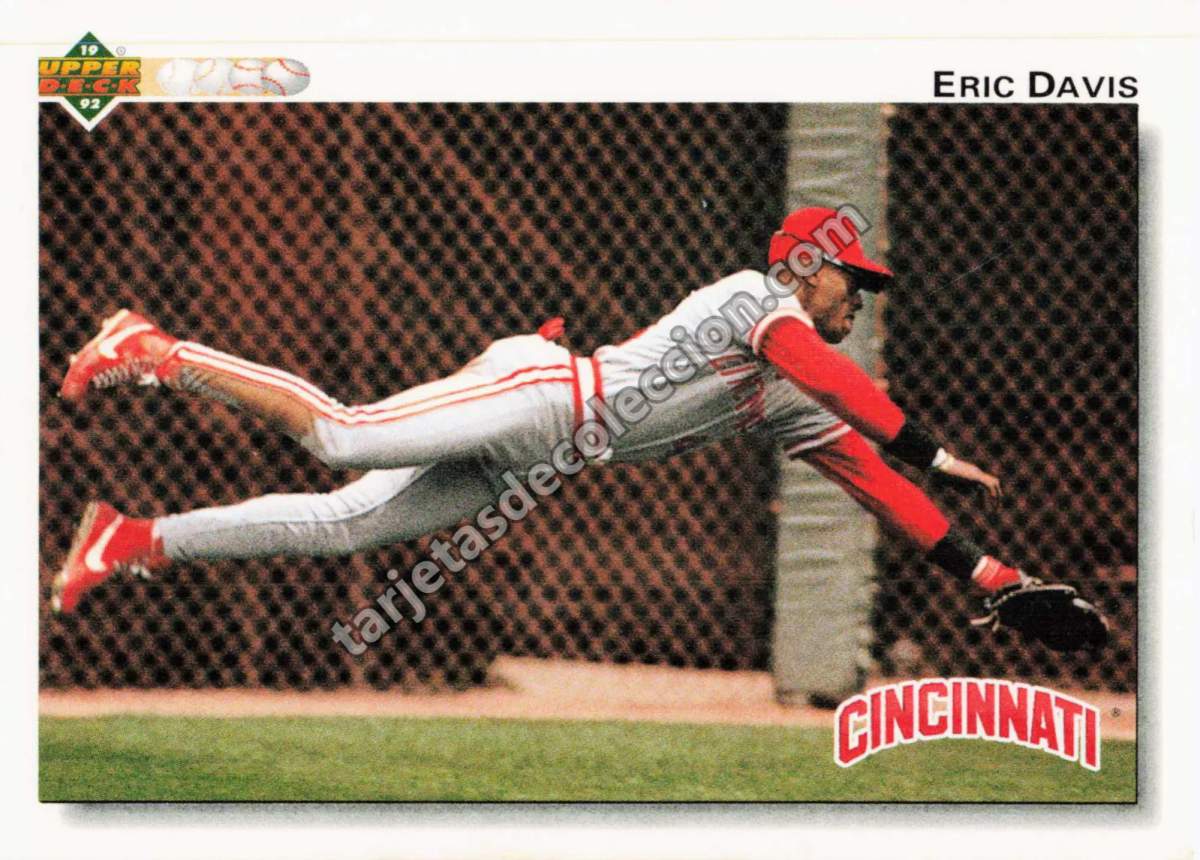 Eric Davis - Upper Deck 1992 #125