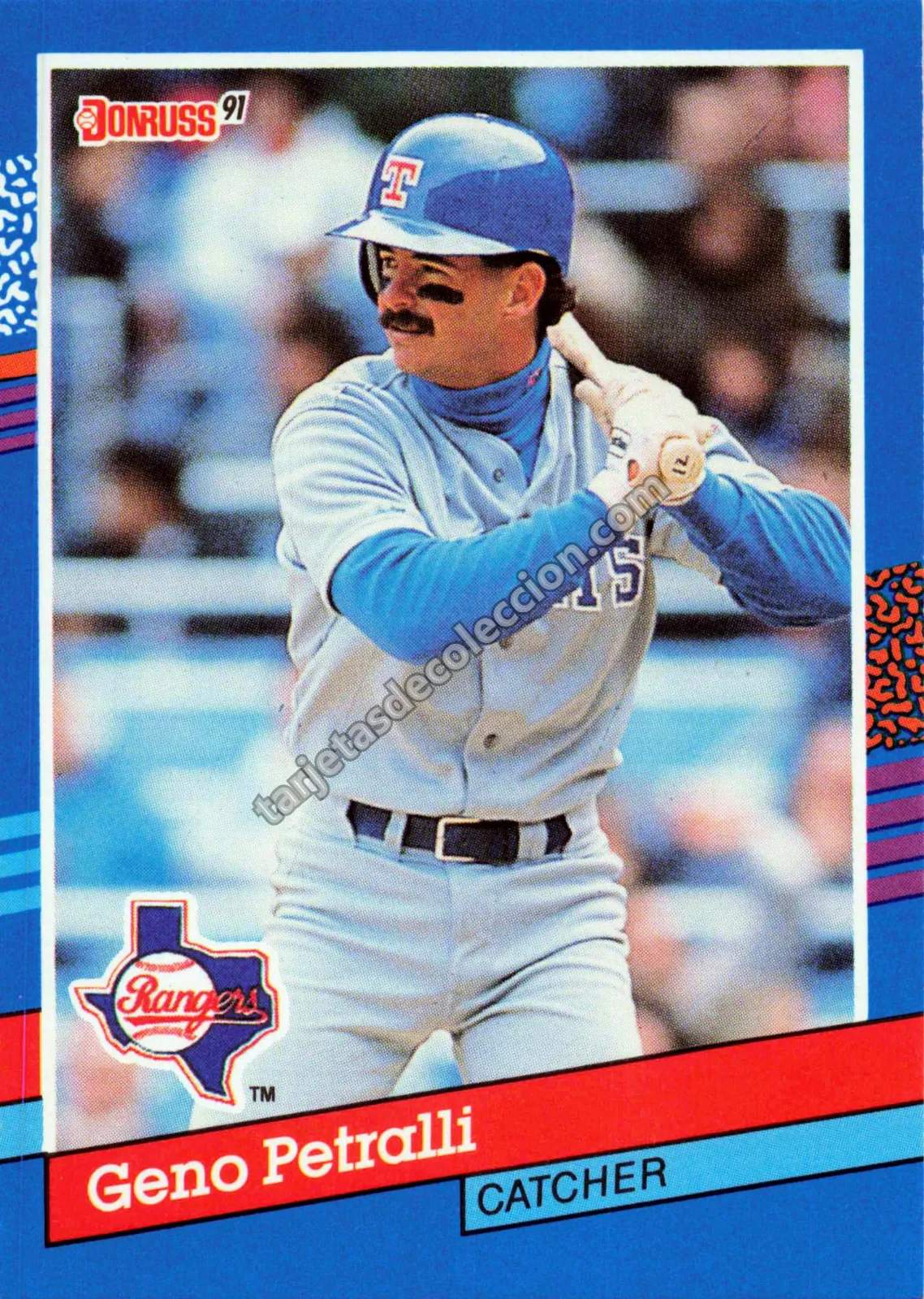 Geno Petralli - Donruss 1991 #137