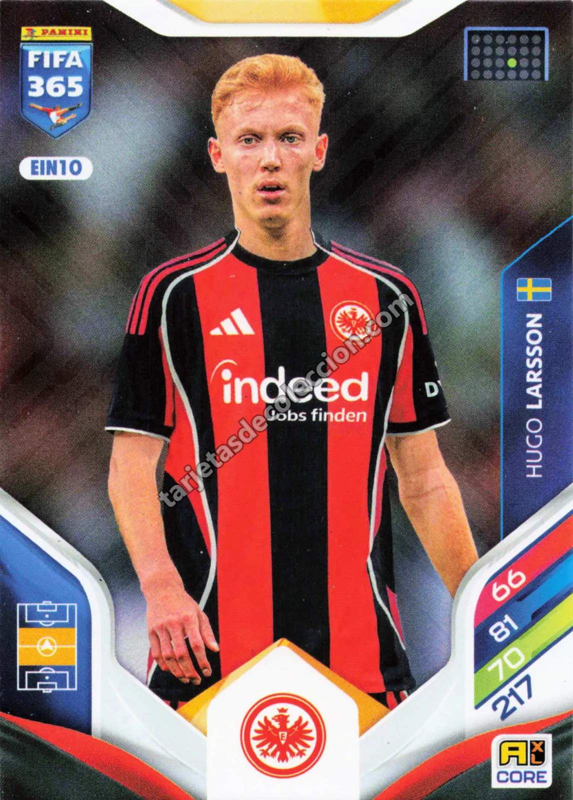 Hugo Larsson Panini FIFA 365 Adrenalyn XL #EIN10