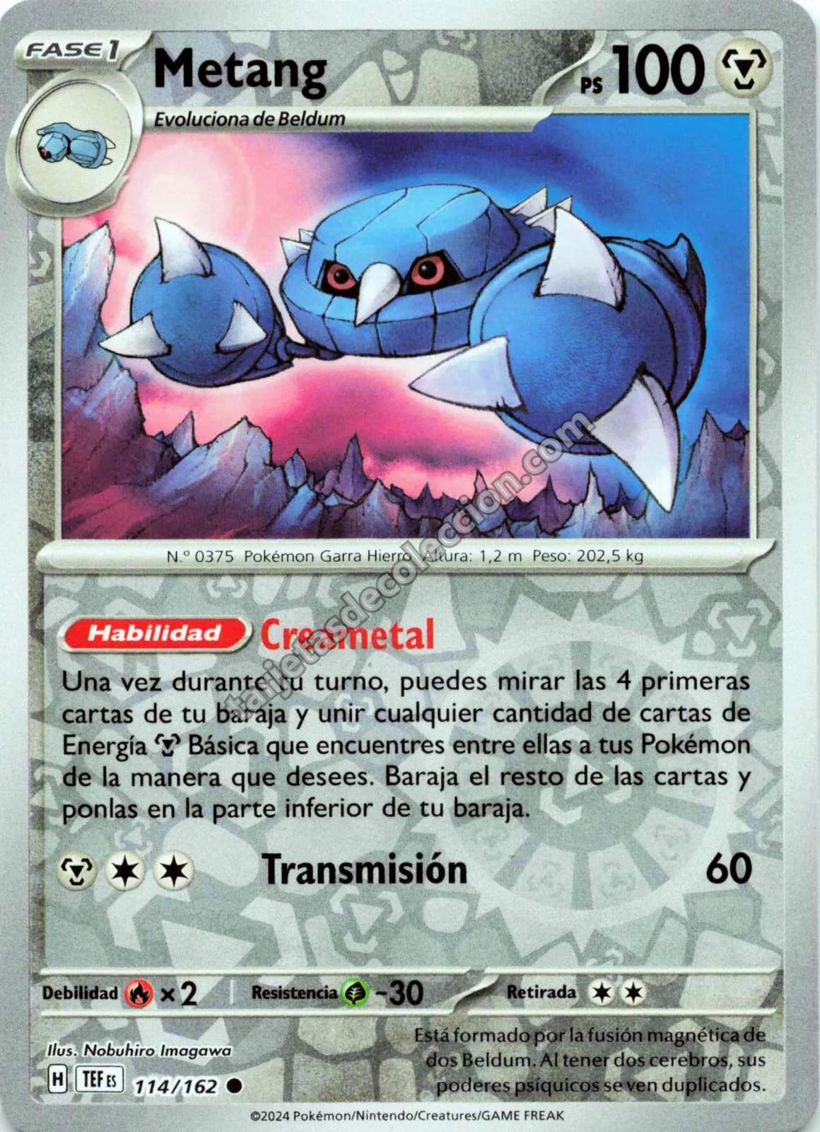 Metang 114/162 (Reverse Holo)