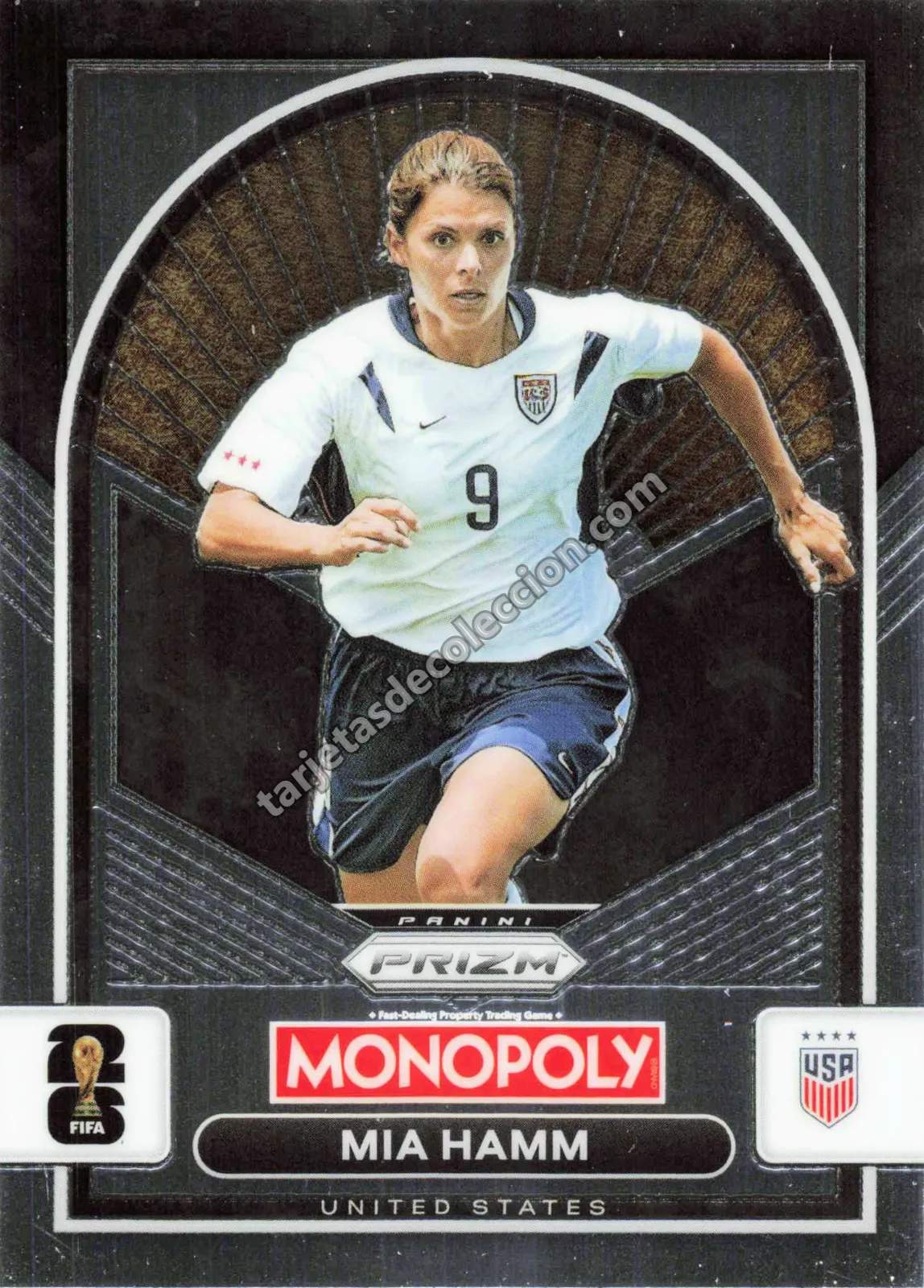 Mia Hamm Panini Prizm Monopoly #91