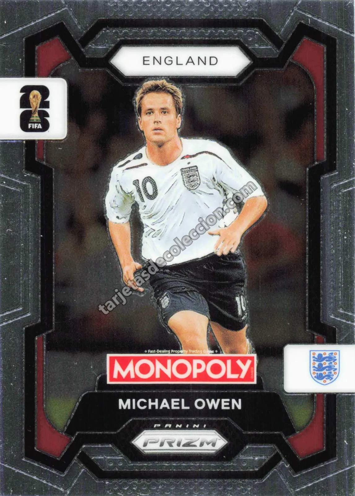 Michael Owen Panini Prizm Monopoly #26