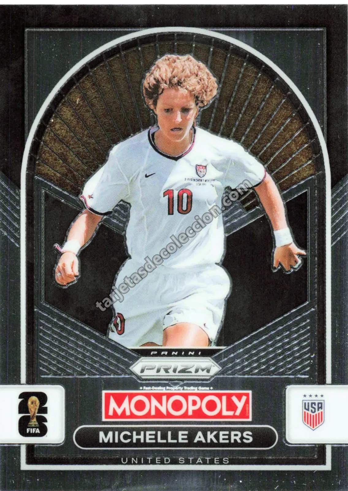 Michelle Akers Panini Prizm Monopoly #90