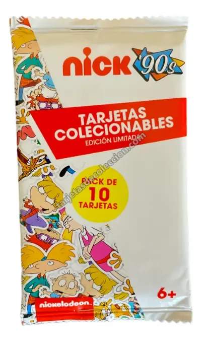 Nick '90s - Tarjetas Coleccionables (Sobre de Mejora / Pack de 10 Tarjetas)