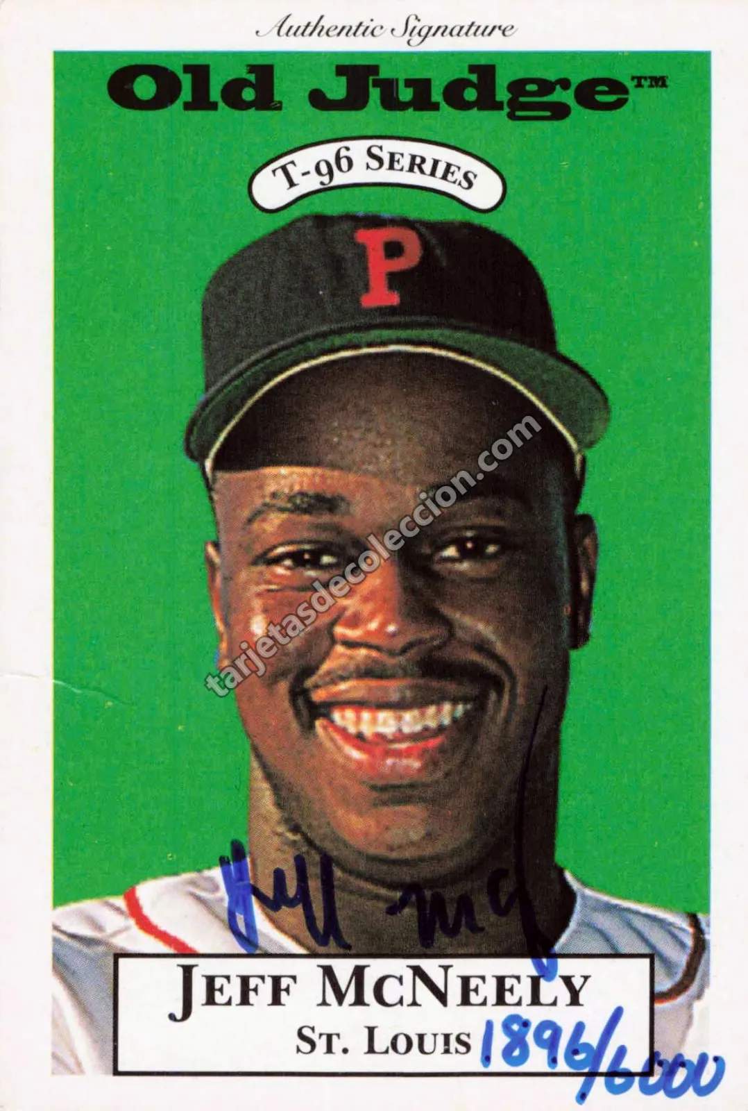 Old Judge T-96 Series Jeff McNeely #20 (Autografiada y Numerada)