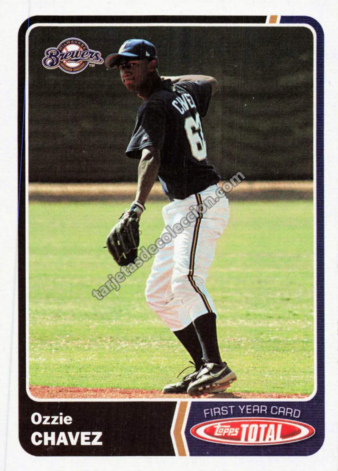 Ozzie Chavez - Topps Total 2003 #976 (First Year Card)