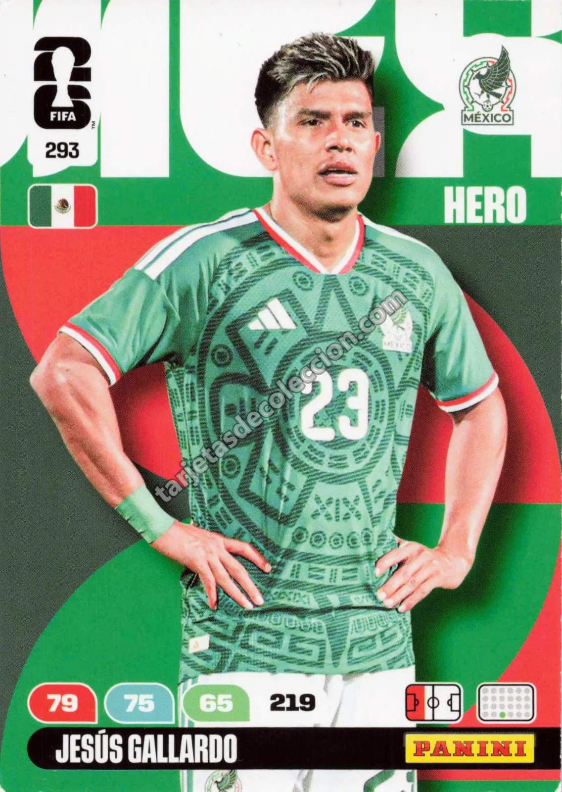 Panini Adrenalyn XL FIFA World Cup 2026 - Jesús Gallardo (Hero #293)