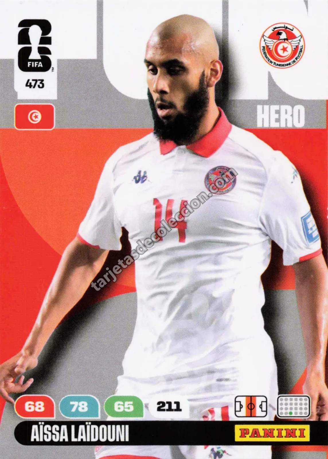 Panini FIFA World Cup 26 - Aïssa Laïdouni (Hero #473)