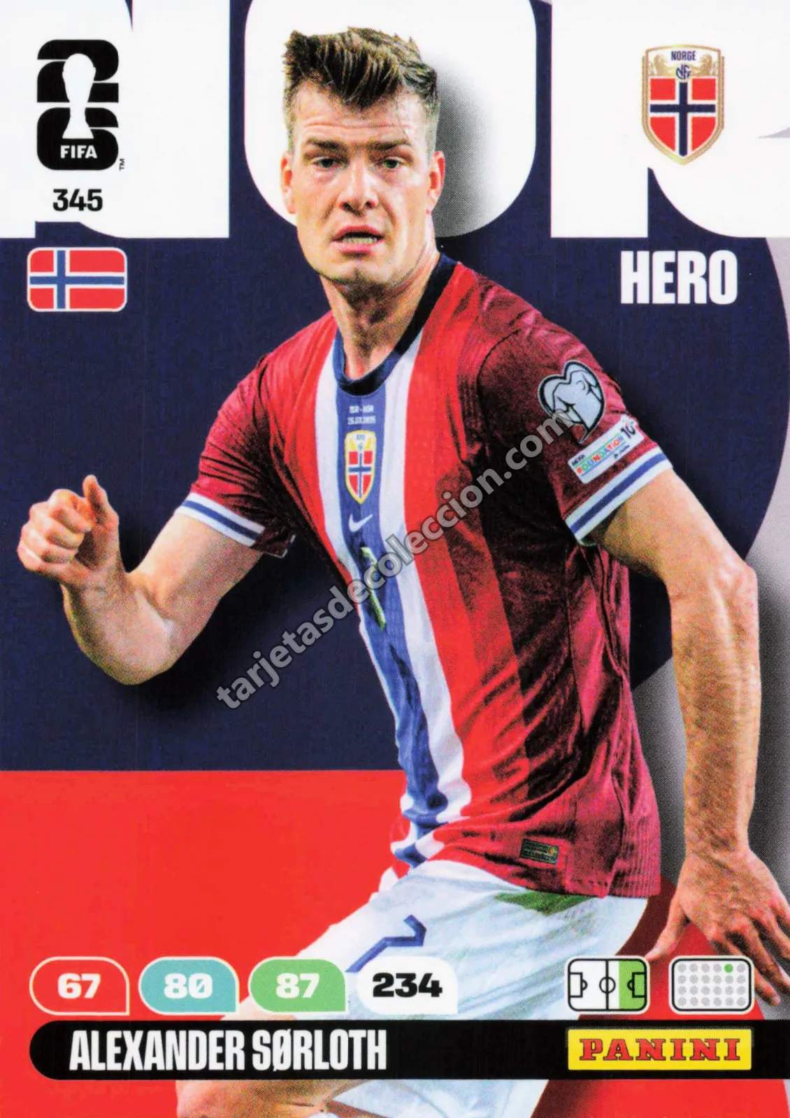 Panini FIFA World Cup 26 - Alexander Sørloth (Hero #345)