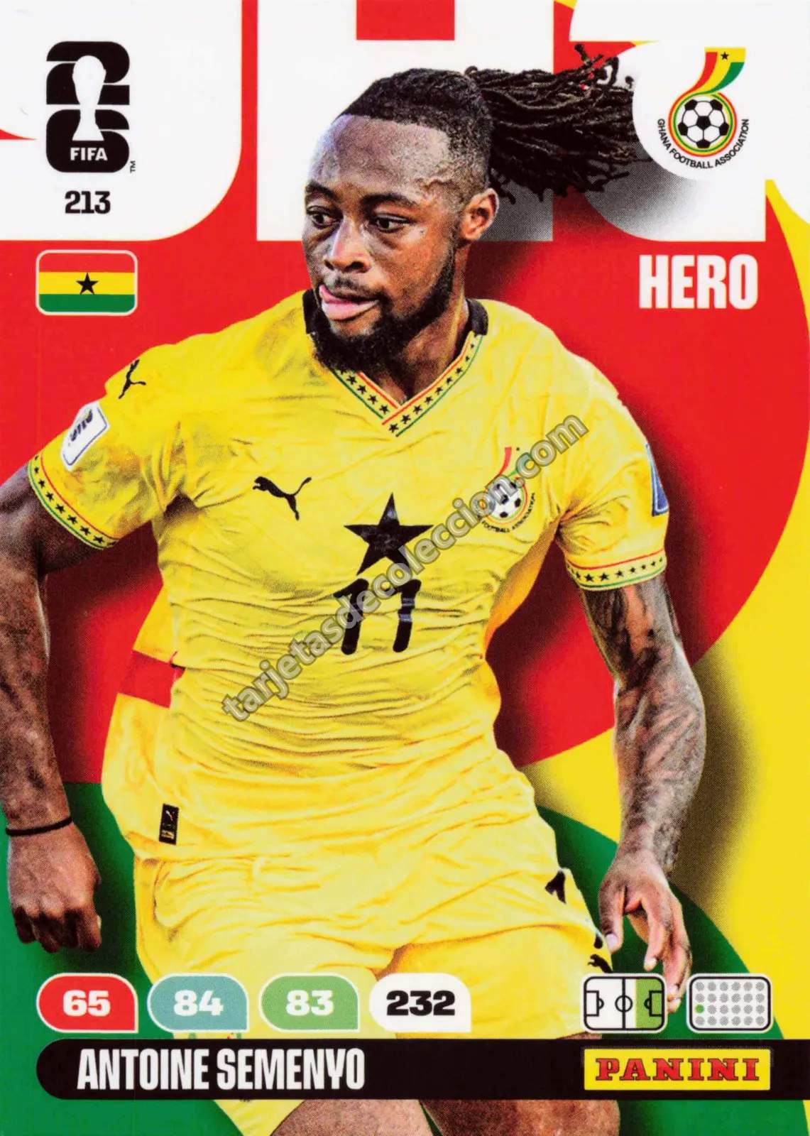 Panini FIFA World Cup 26 - Antoine Semenyo (Hero #213)