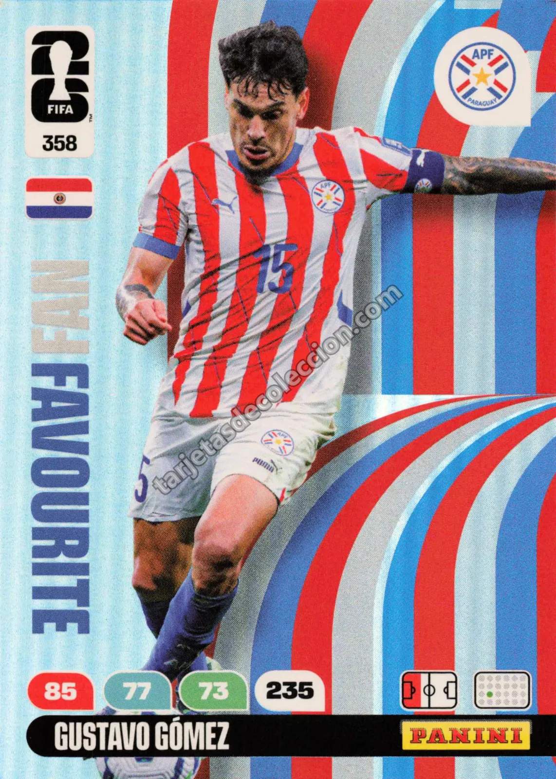 Panini FIFA World Cup 26 - Gustavo Gómez (Fan Favourite #358)