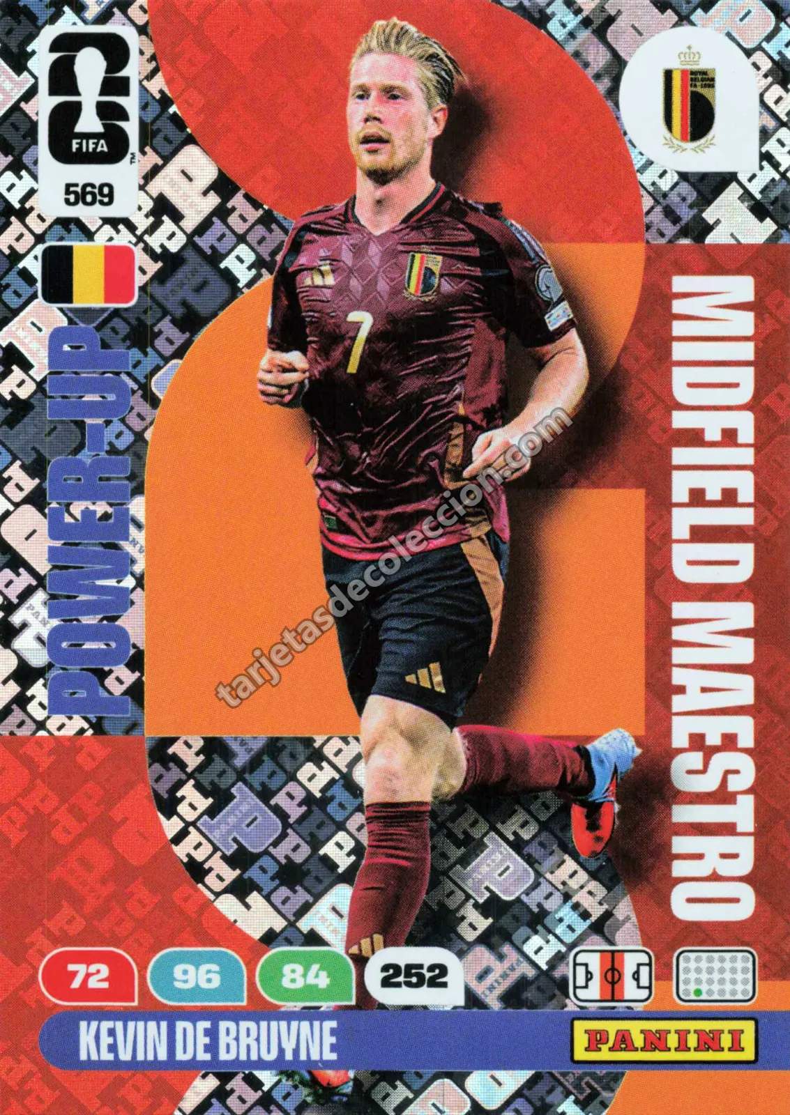 Panini FIFA World Cup 26 - Kevin De Bruyne (Power-Up / Midfield Maestro #569)