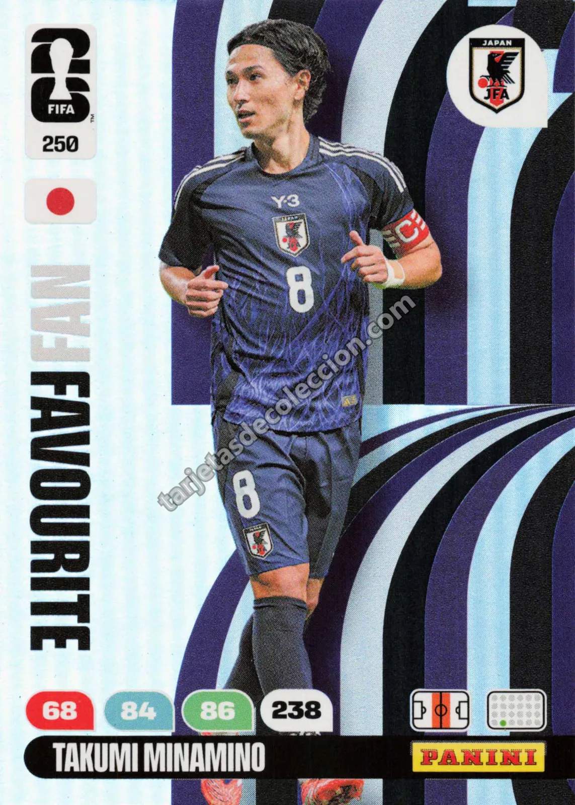 Panini FIFA World Cup 26 - Takumi Minamino (Fan Favourite #250)