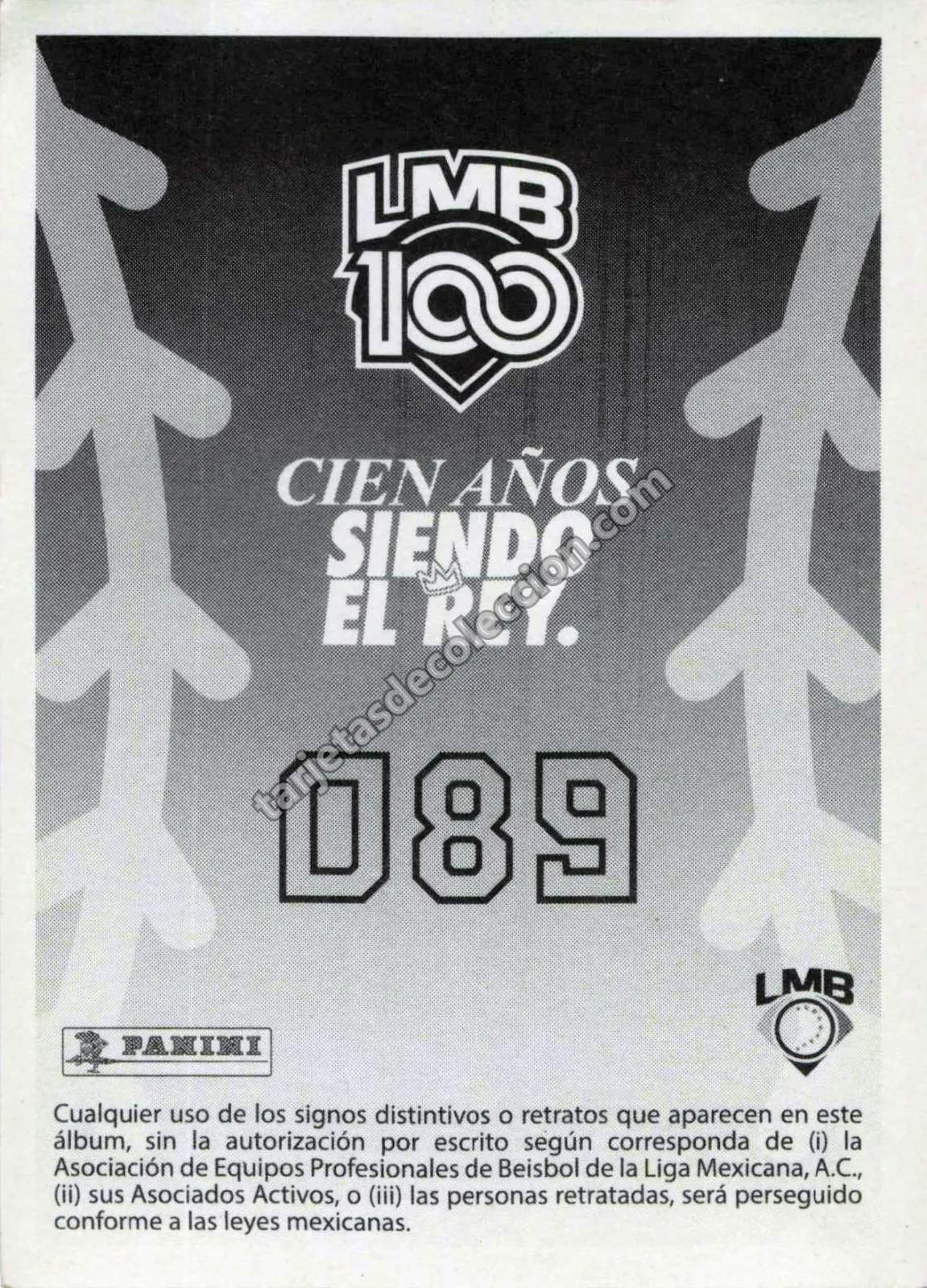 Panini LMB 100 Años - Insignia Oficial Sultanes de Monterrey (#D89)