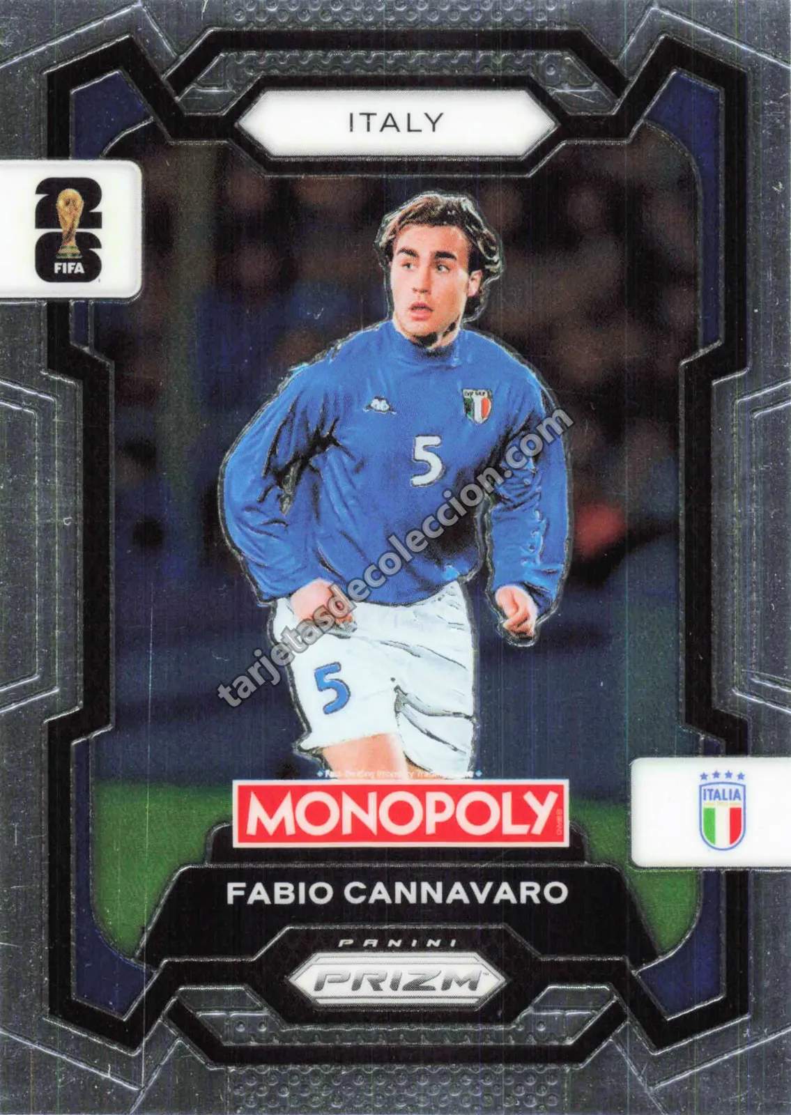 Panini Monopoly Prizm FIFA World Cup 26 - Fabio Cannavaro (#36)