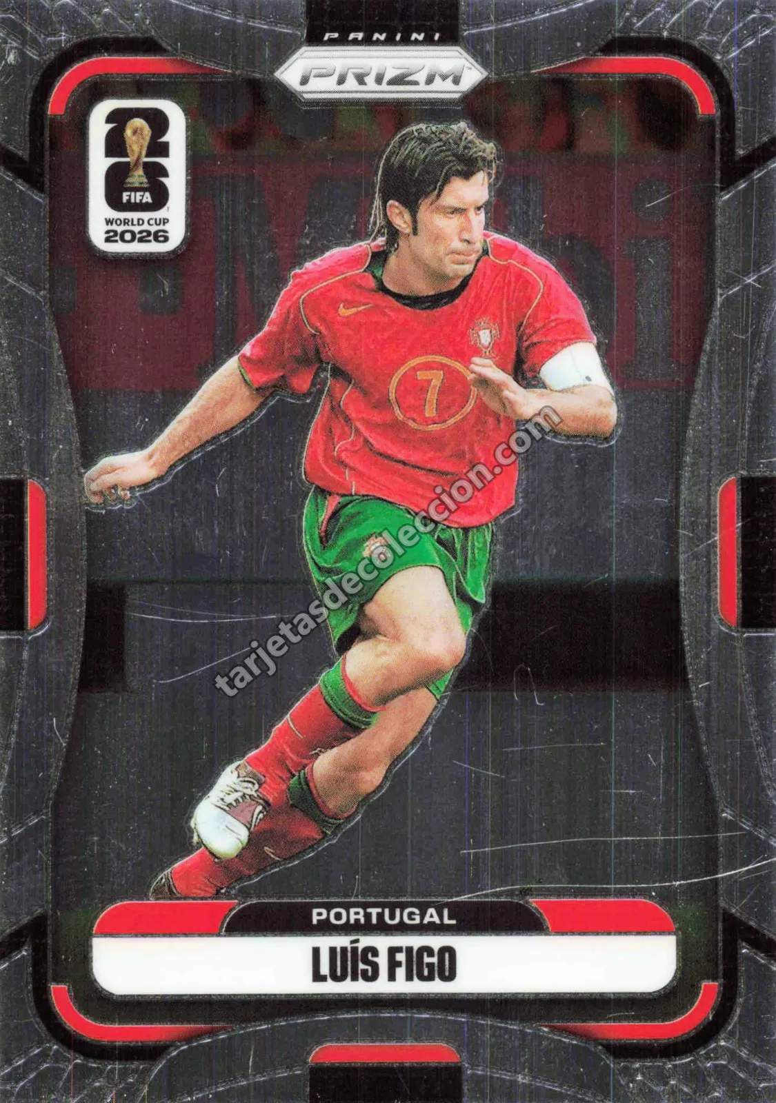 Panini Monopoly Prizm FIFA World Cup 26 - Luís Figo (#372)