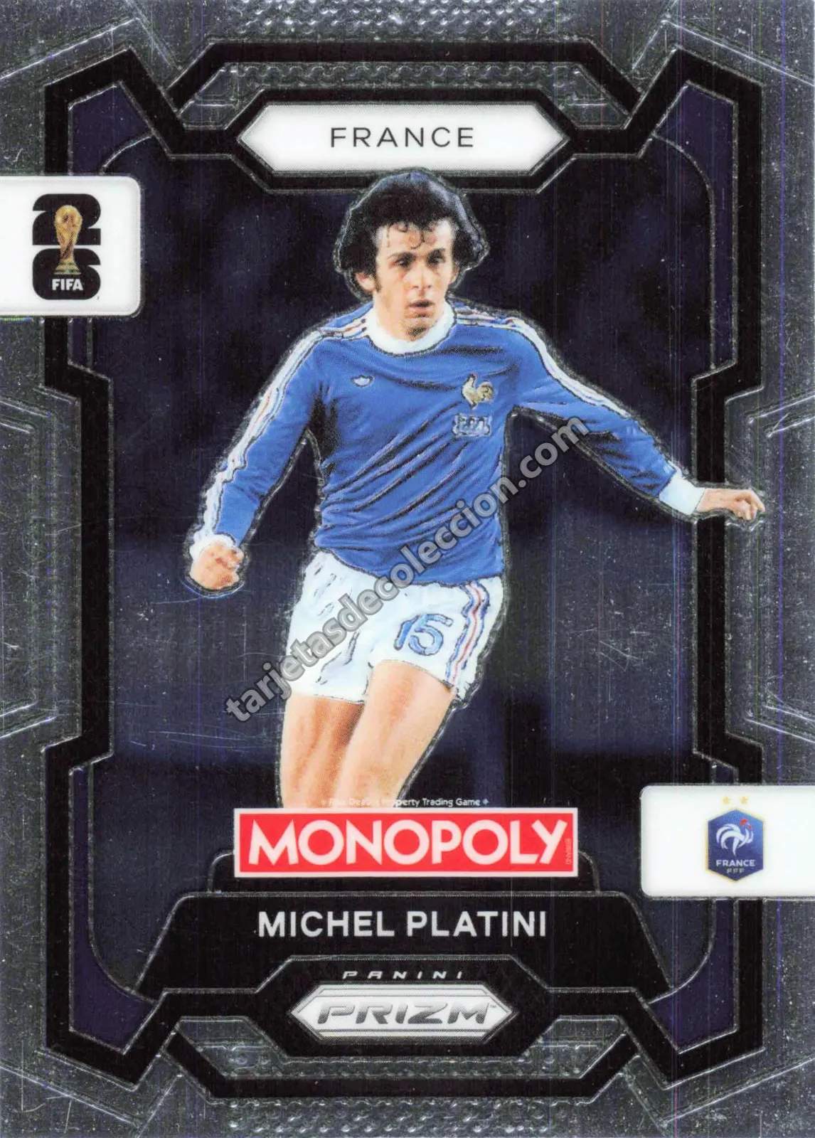 Panini Monopoly Prizm FIFA World Cup 26 - Michel Platini (#13)