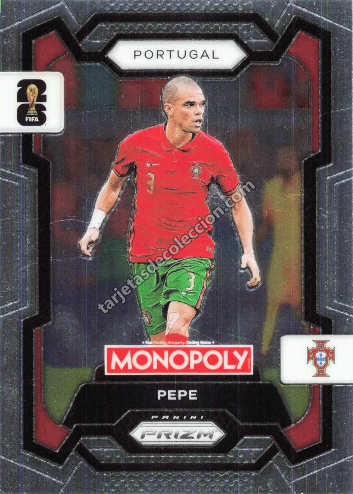 Panini Monopoly Prizm FIFA World Cup 26 - Pepe (#28)