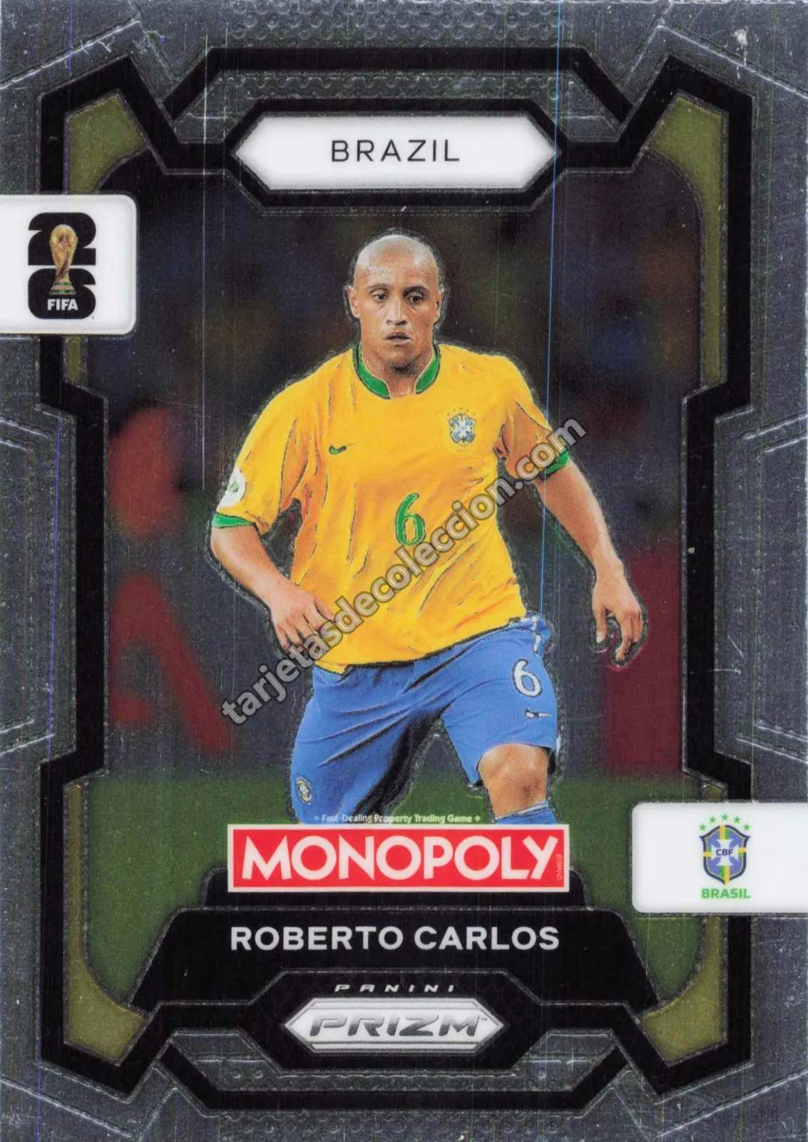 Panini Monopoly Prizm FIFA World Cup 26 - Roberto Carlos (#17)