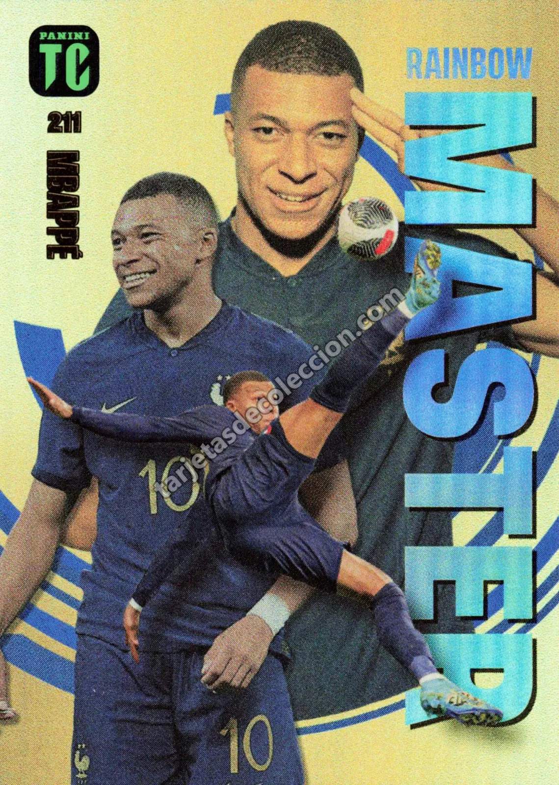Panini Top Class - Kylian Mbappé (Rainbow Master #211)