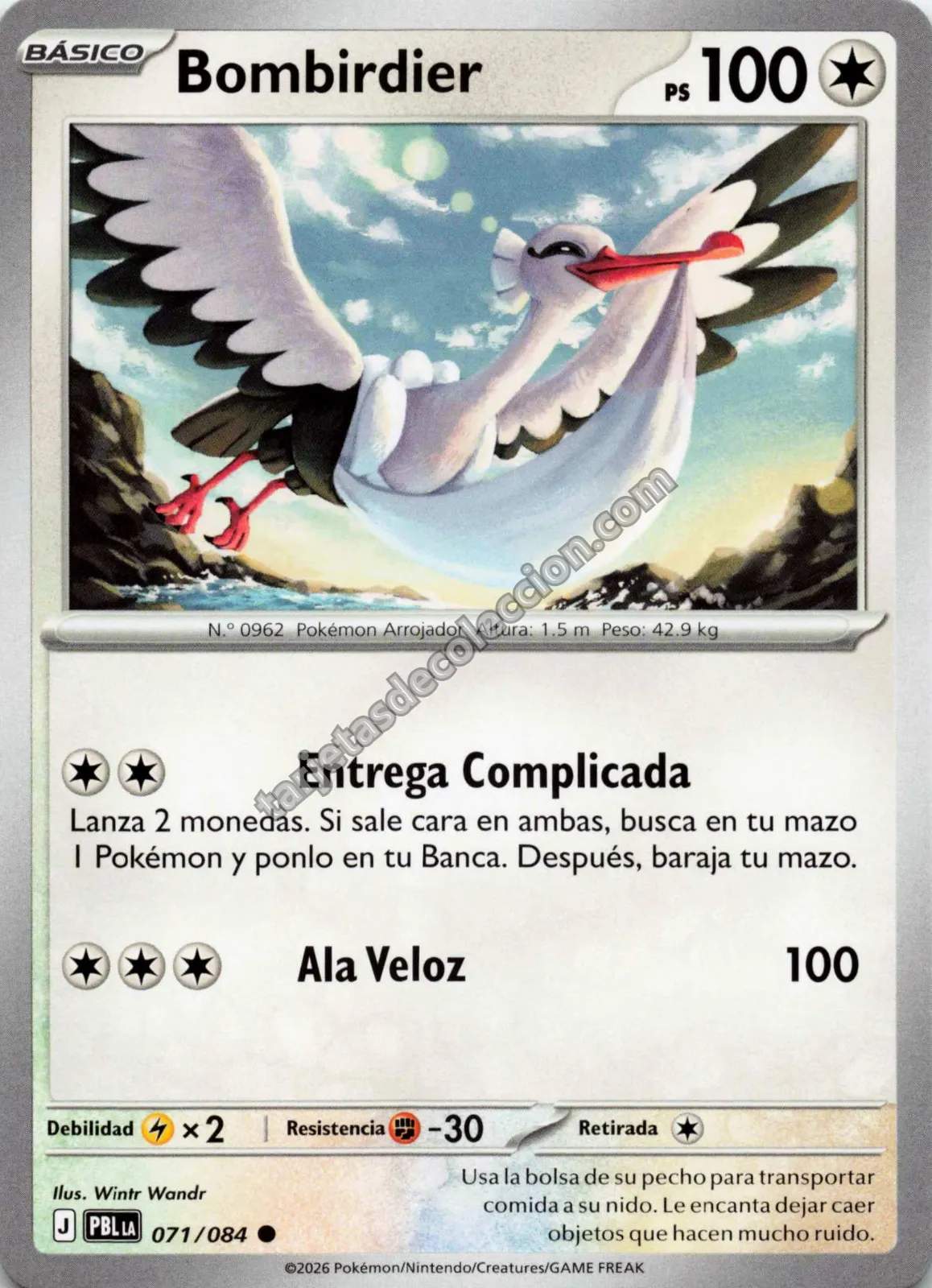 Pokémon TCG - Bombirdier 071/084 (Básico)