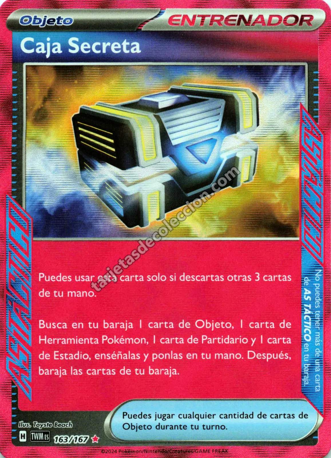Pokémon TCG - Caja Secreta 163/167 (Objeto AS TÁCTICO)