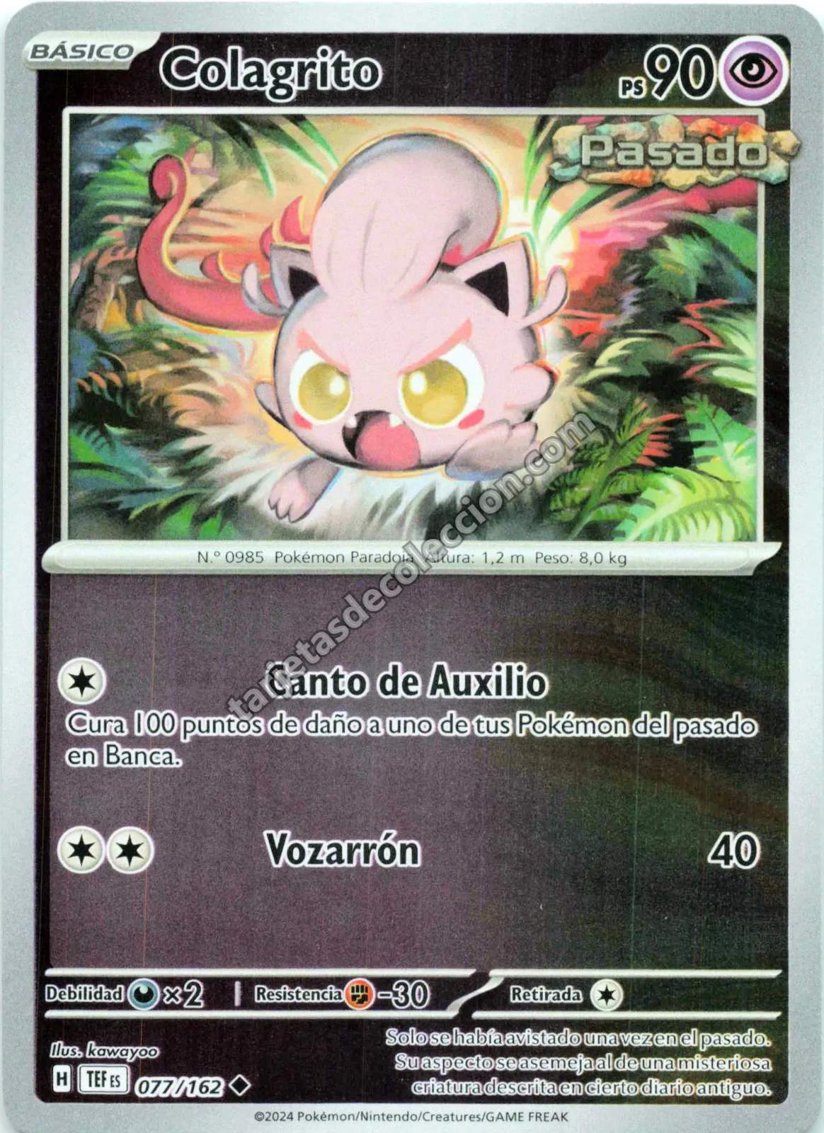 Pokémon TCG - Colagrito 077/162 Reverse Holo (Básico - Temporal Forces)