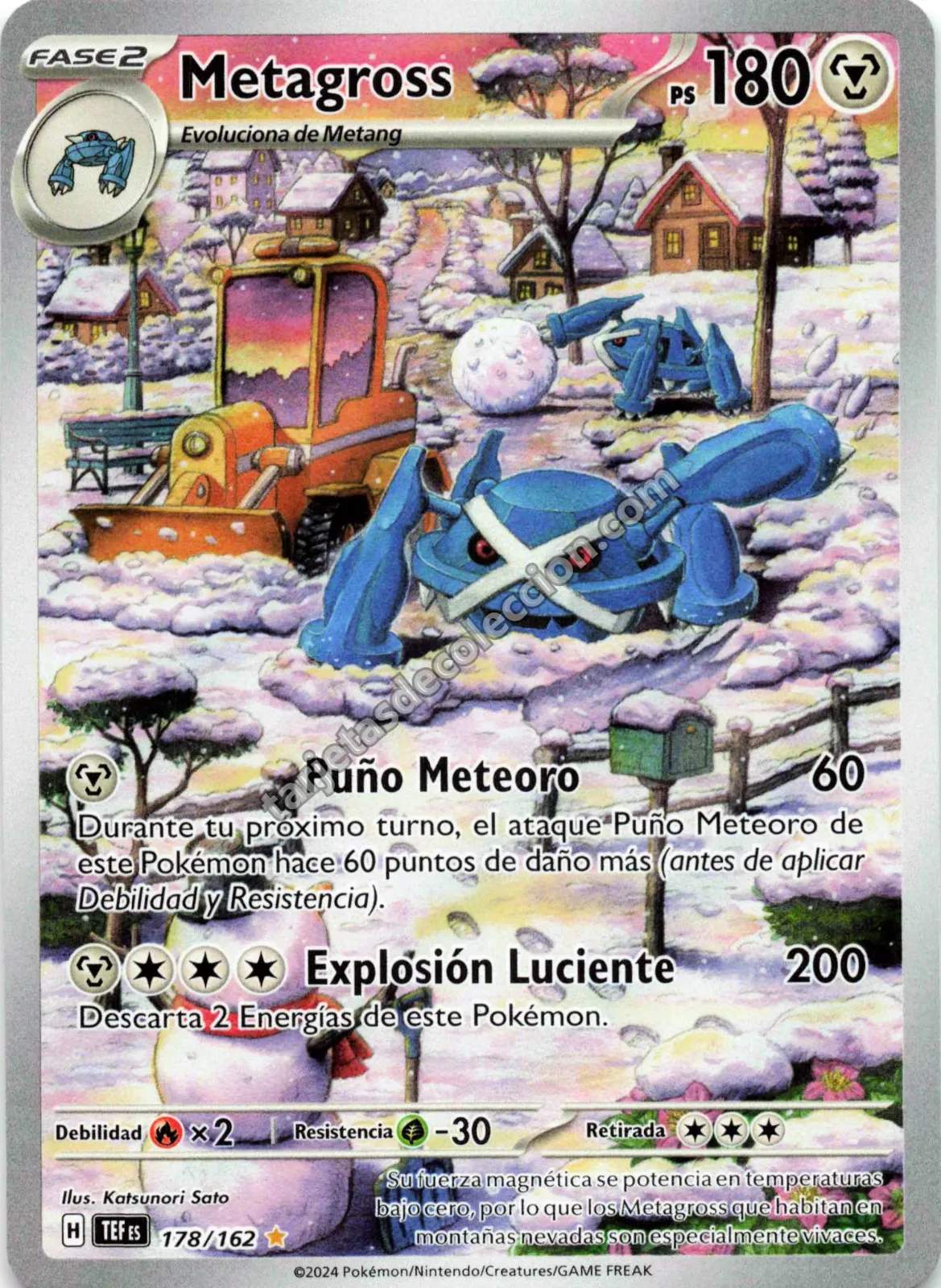 Pokémon TCG - Metagross 178/162 (Ilustración Especial / Secret Rare)