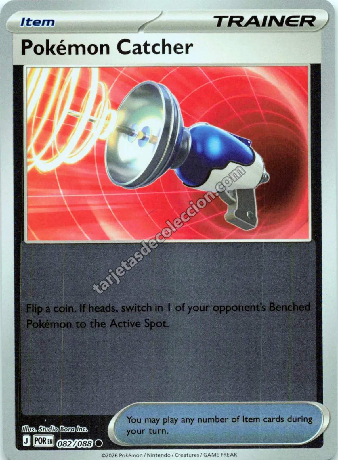 Pokémon TCG - Pokémon Catcher 082/088 Reverse Holo (Item / Trainer)