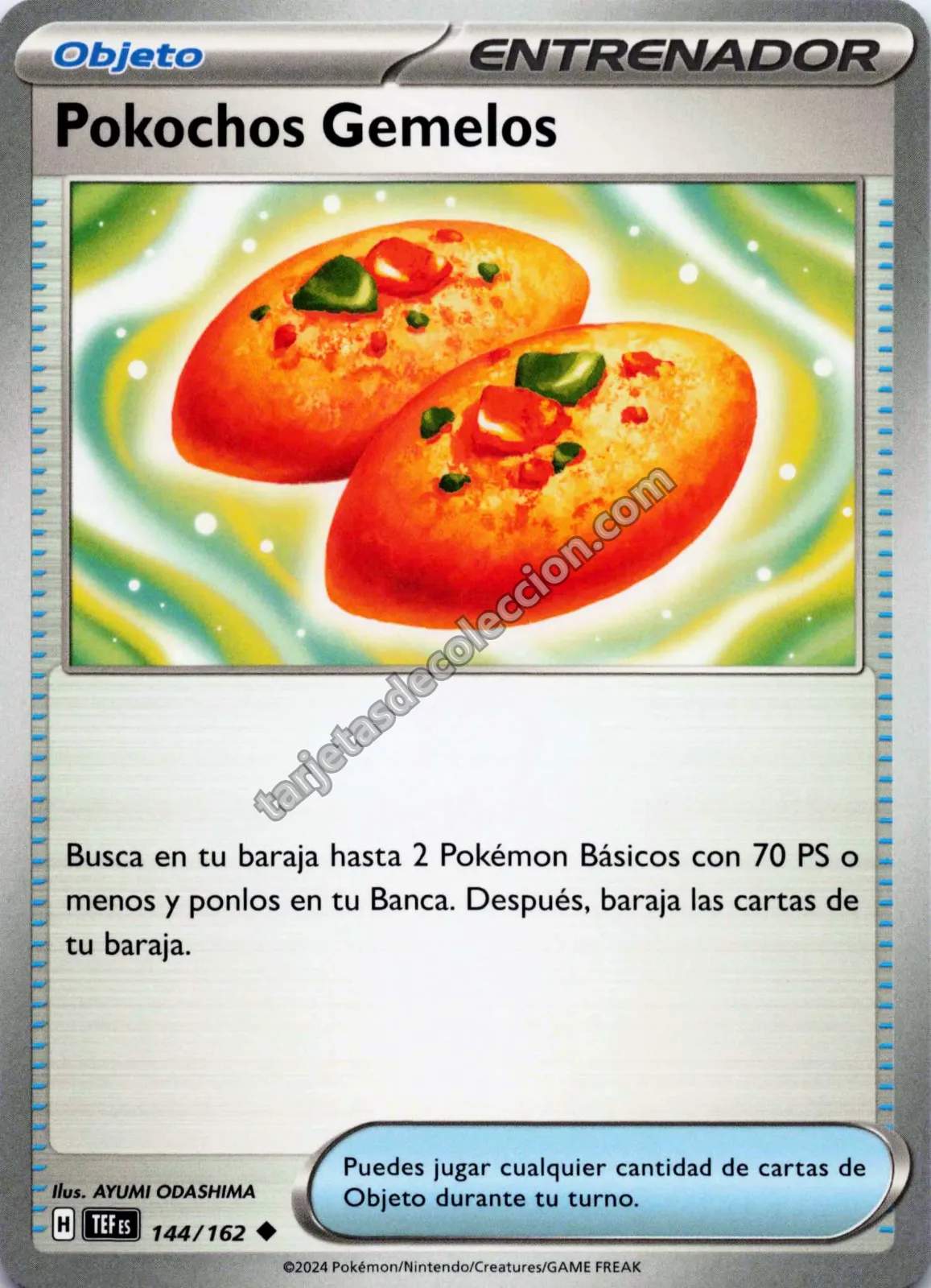 Pokémon TCG - Pokochos Gemelos 144/162 (Objeto - Temporal Forces)