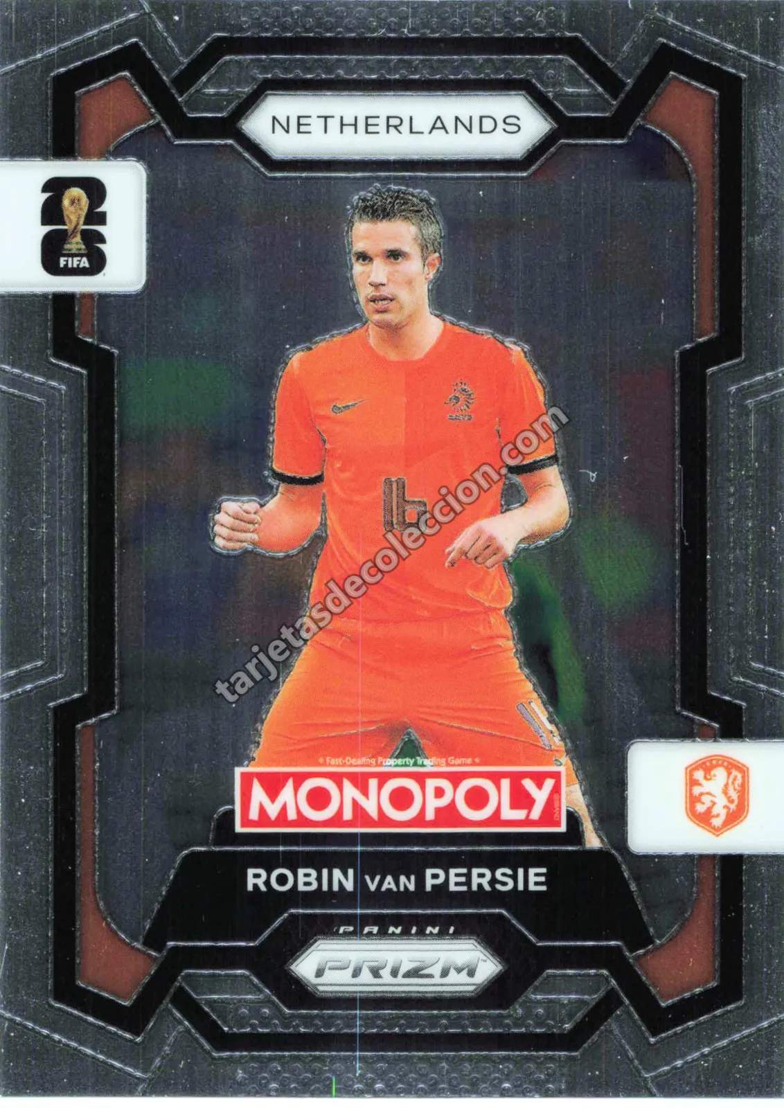 Robin van Persie Panini Prizm Monopoly #76