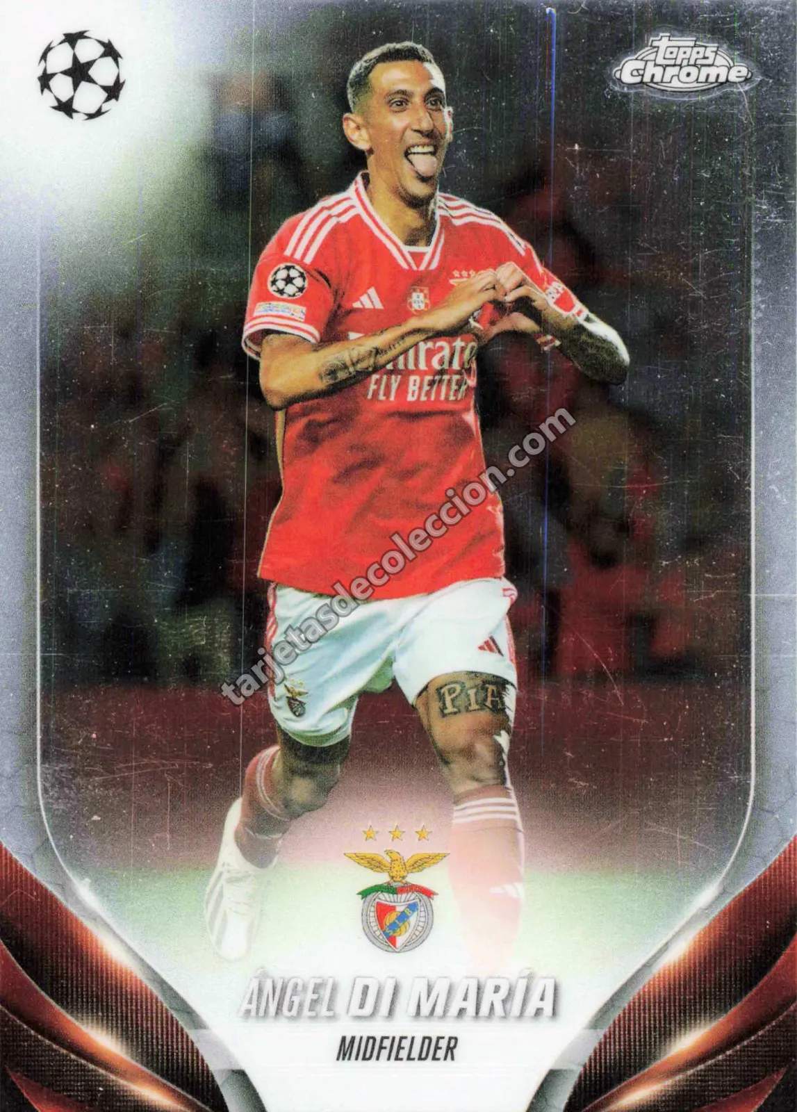 Topps Chrome UEFA Champions League - Ángel Di María (#53)