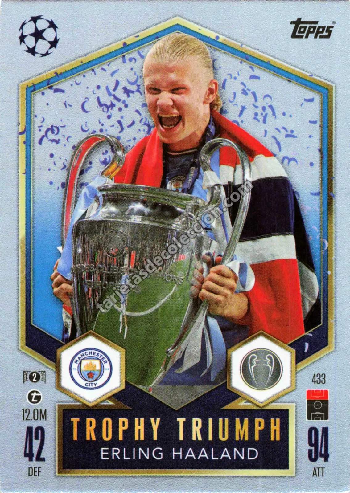 Topps Match Attax - Erling Haaland (Trophy Triumph #433)