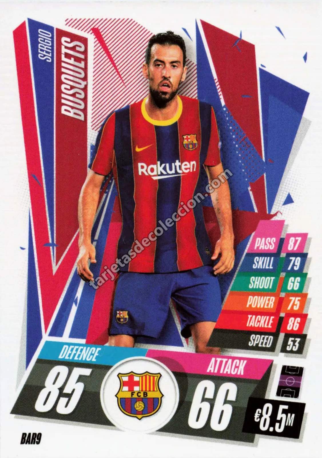 Topps Match Attax - Sergio Busquets (FC Barcelona)