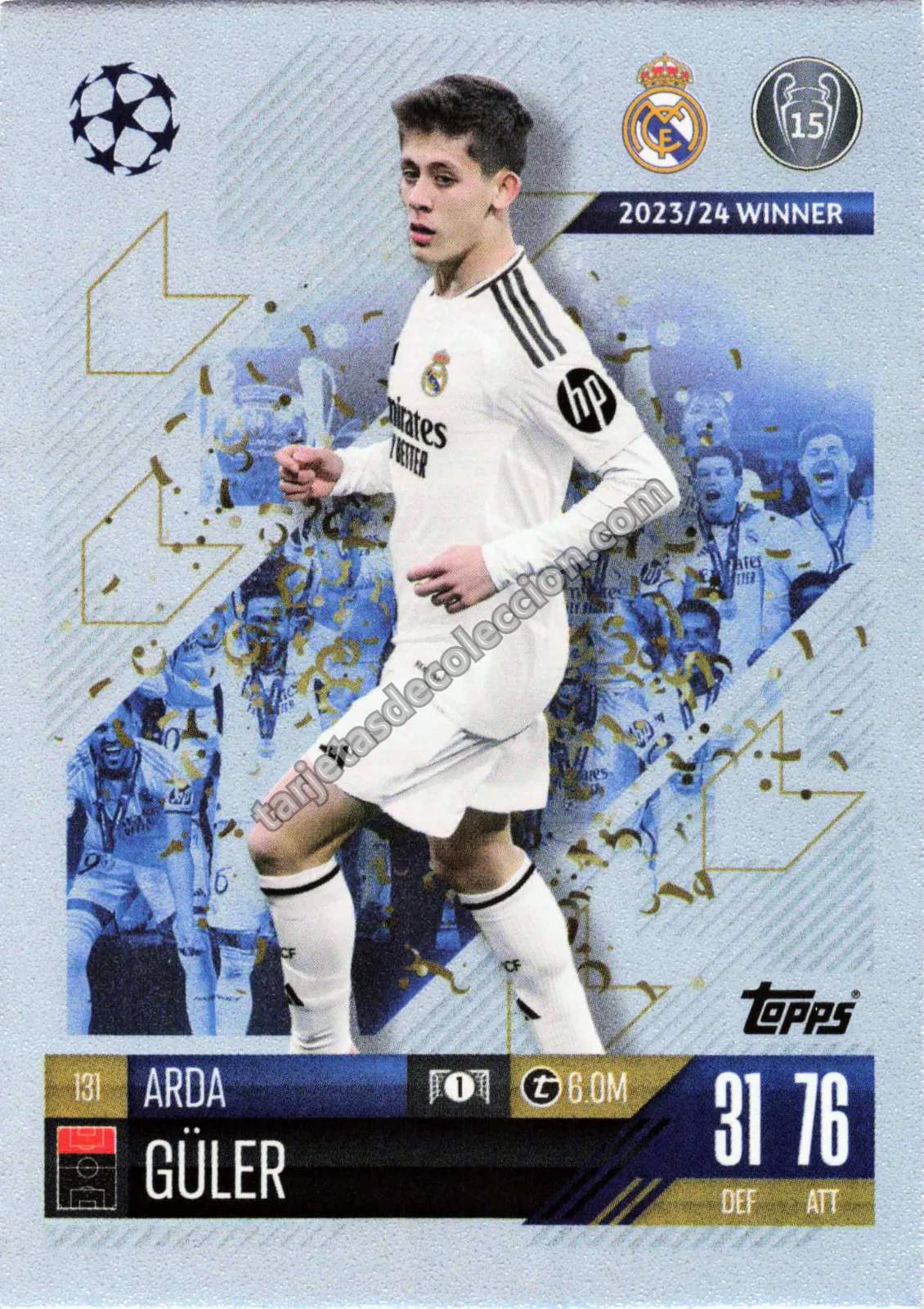 Topps Match Attax UEFA Champions League - Arda Güler (#131)