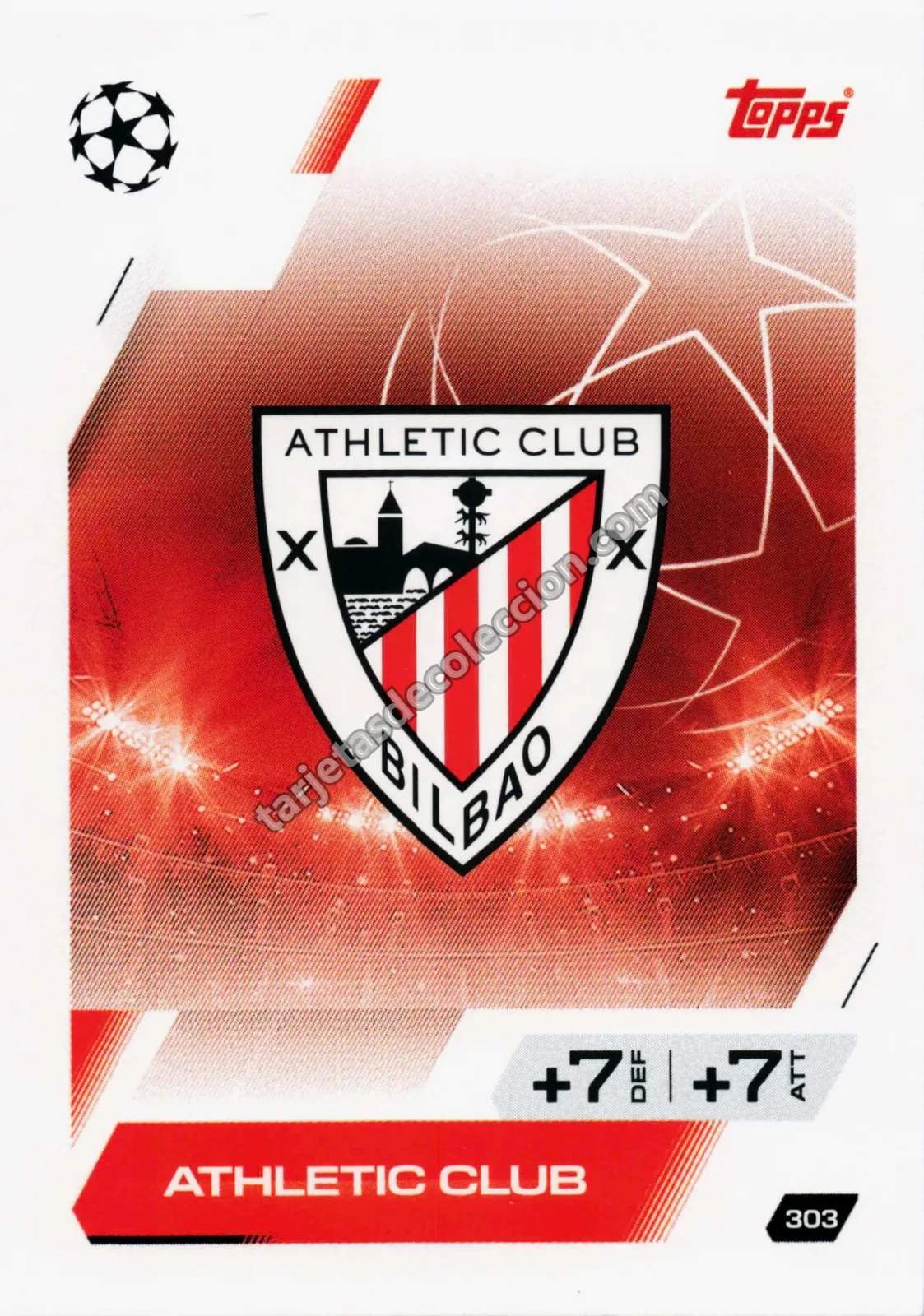 Topps Match Attax UEFA Champions League - Athletic Club Bilbao (#303)