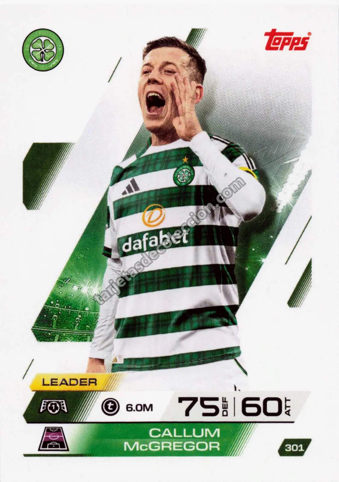 Topps Match Attax UEFA Champions League - Callum McGregor (#301)