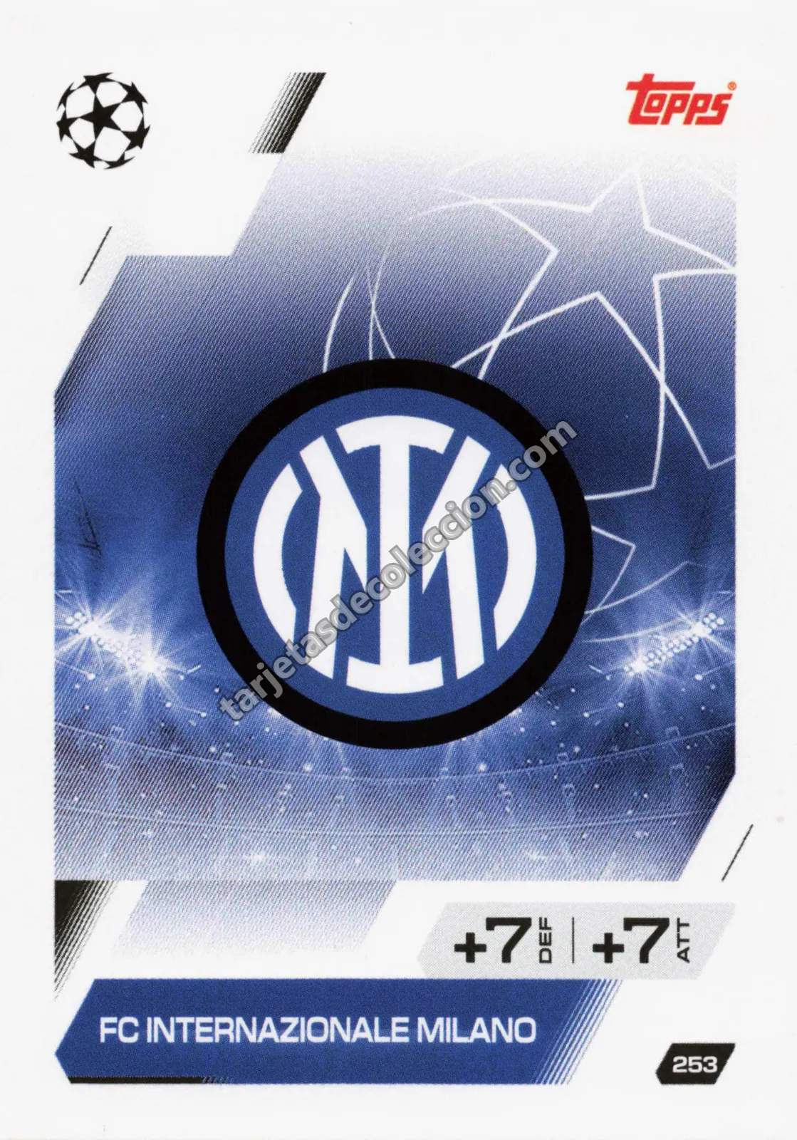 Topps Match Attax UEFA Champions League - FC Internazionale Milano (#253)
