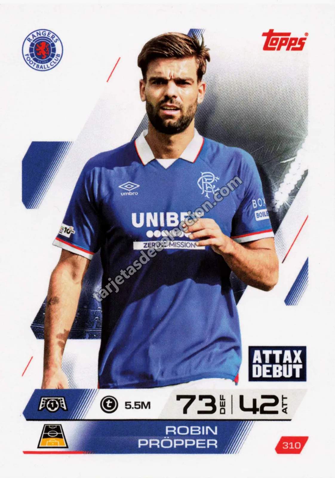 Topps Match Attax UEFA Champions League - Robin Pröpper (Attax Debut #310)