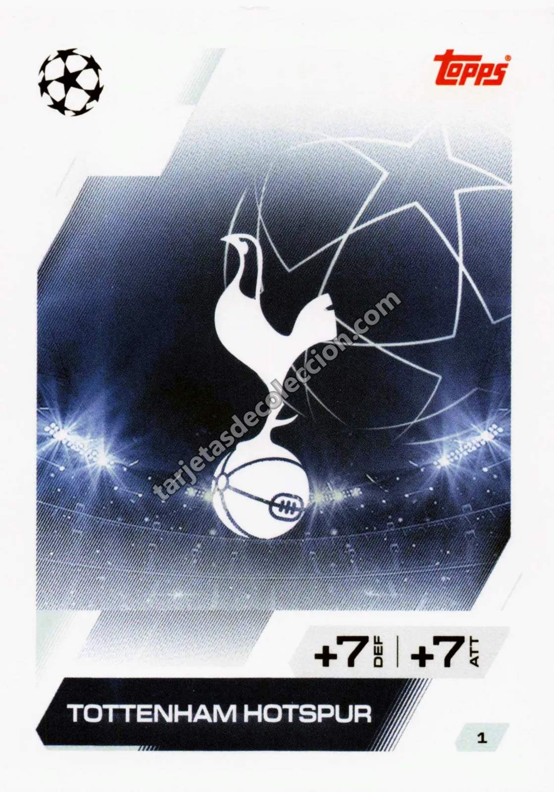 Topps Match Attax UEFA Champions League - Tottenham Hotspur (#1)