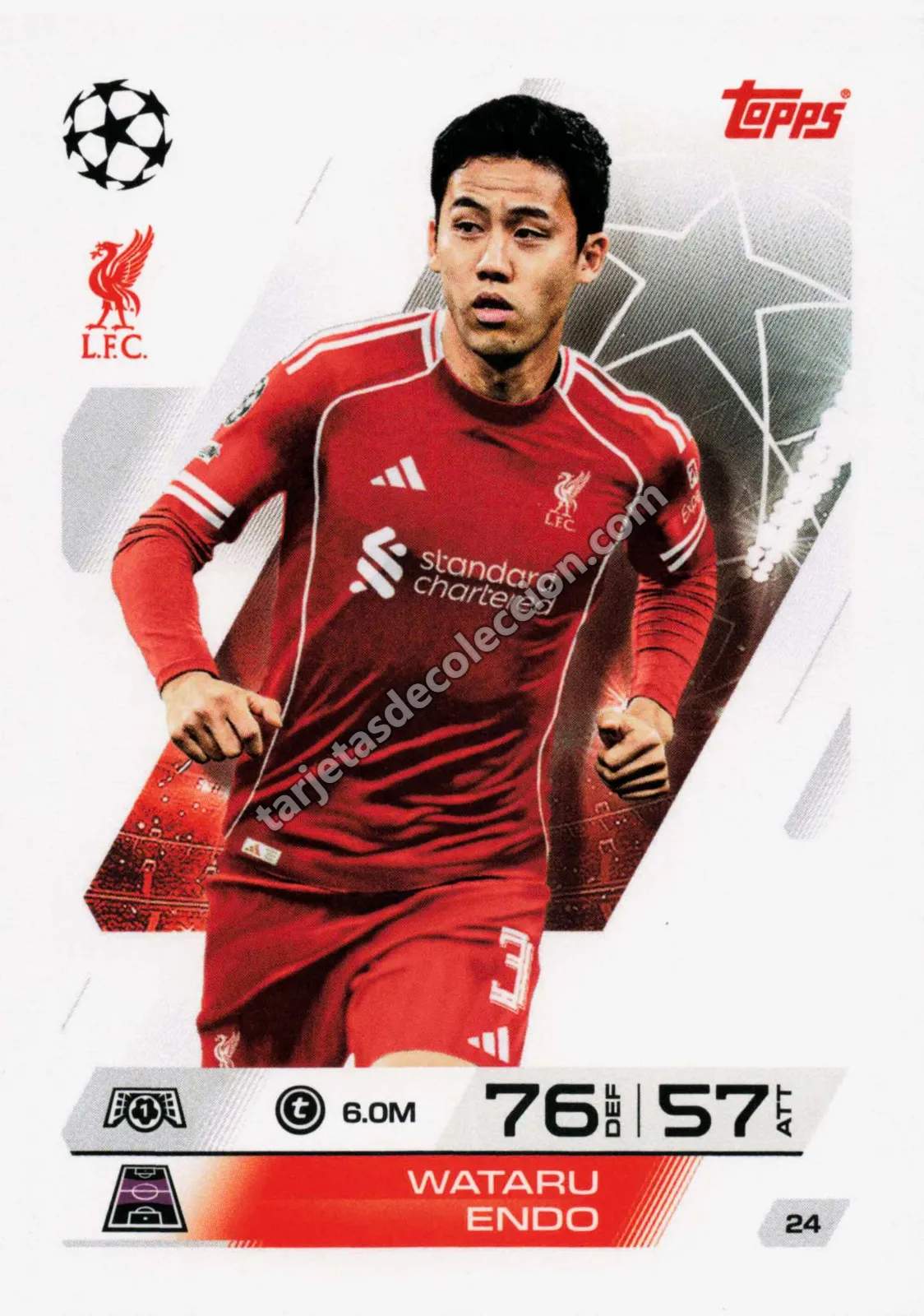 Topps Match Attax UEFA Champions League - Wataru Endo (#24)