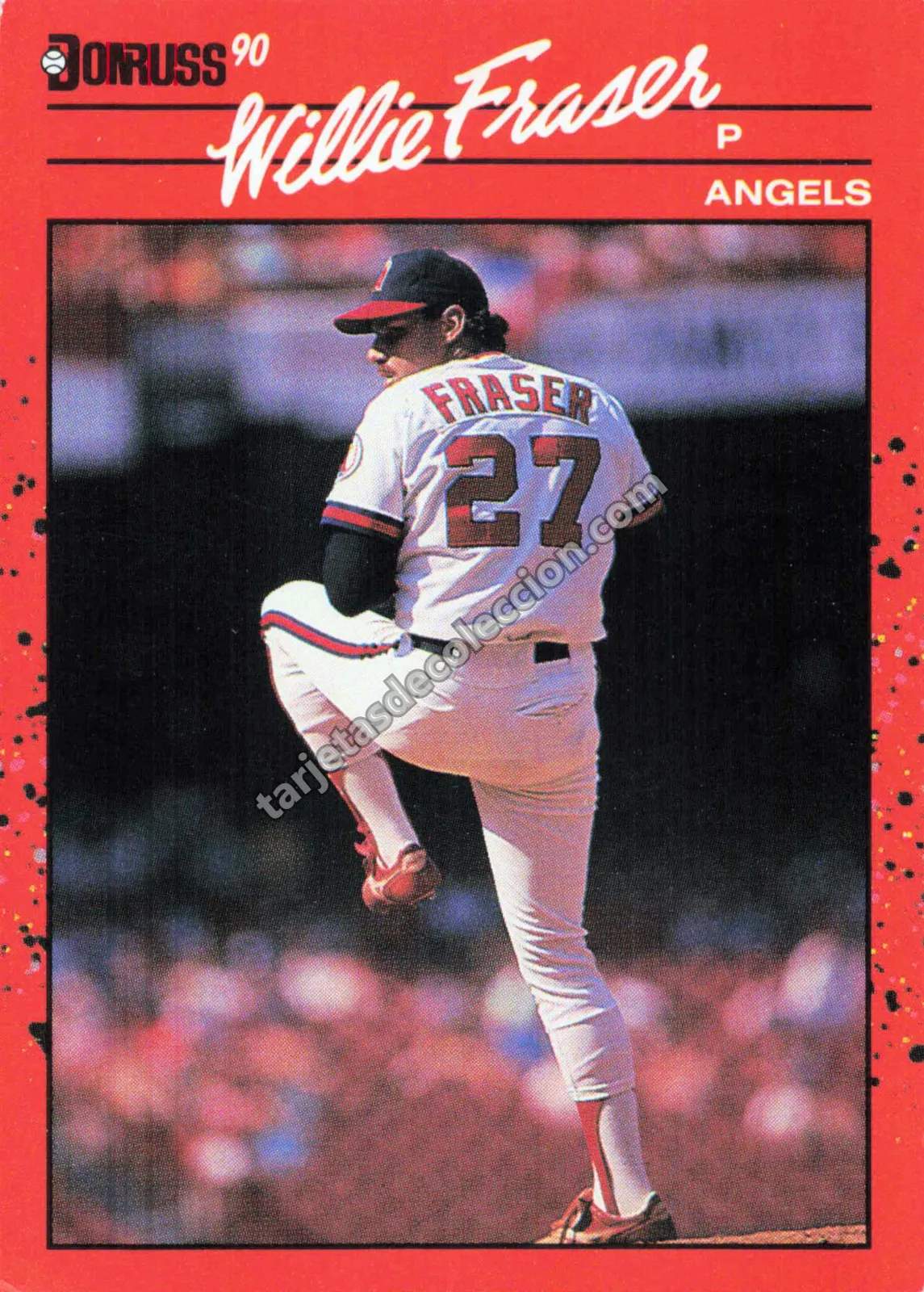Willie Fraser - Donruss 1990 #587