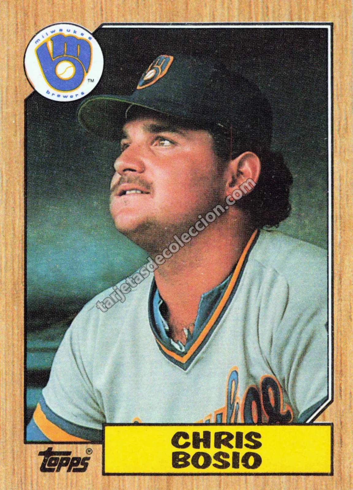 1987 Topps Chris Bosio #448 (Milwaukee Brewers)