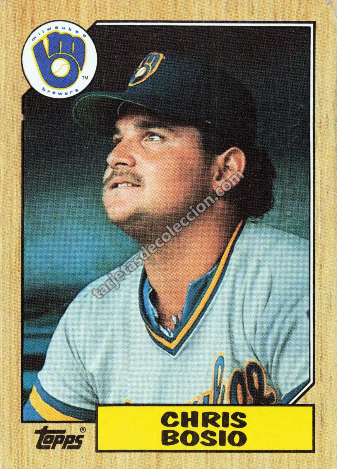 1987 Topps Chris Bosio #448 (Milwaukee Brewers)