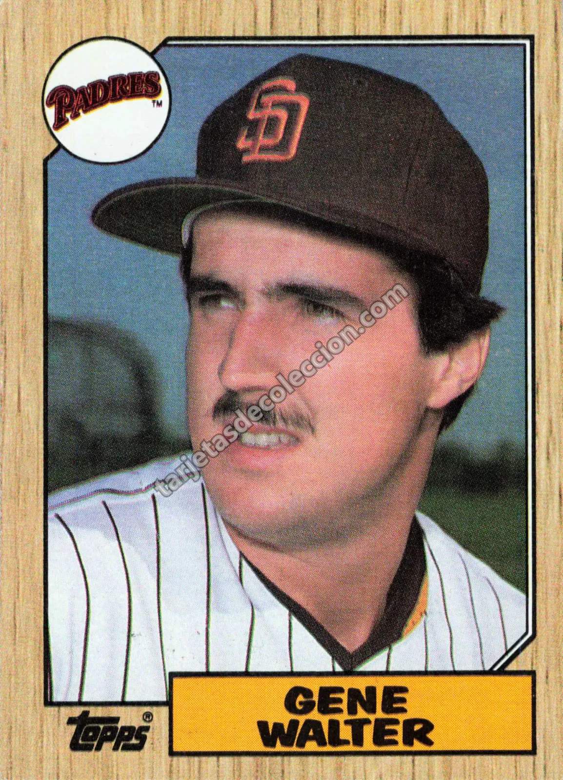 1987 Topps Gene Walter #248 (San Diego Padres)
