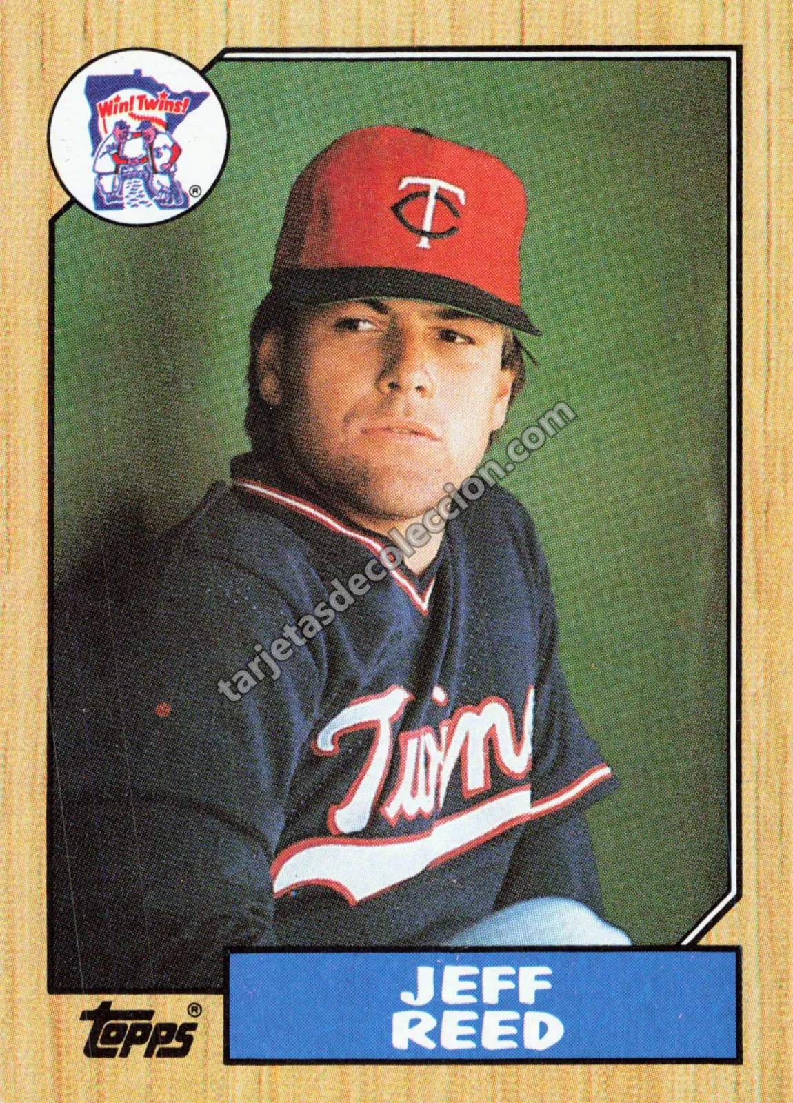 1987 Topps Jeff Reed #247 (Minnesota Twins)